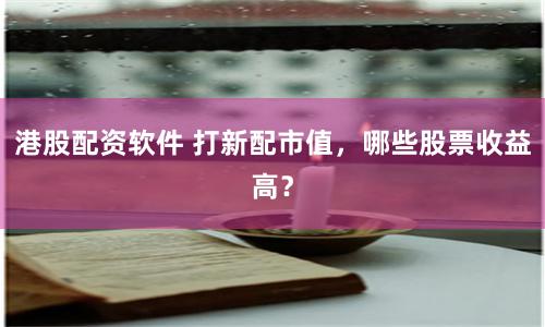 港股配资软件 打新配市值，哪些股票收益高？